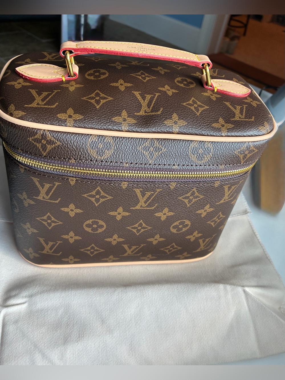 Louis Vuitton Monogram Vanity Case Bag in Brown